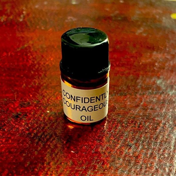 CONFIDENTLY COURAGEOUS OUL Manifestation Ritual Spell Candle Oil - Picture 1 of 6